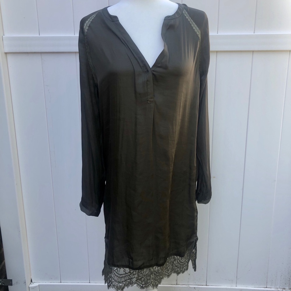 Olive green dress